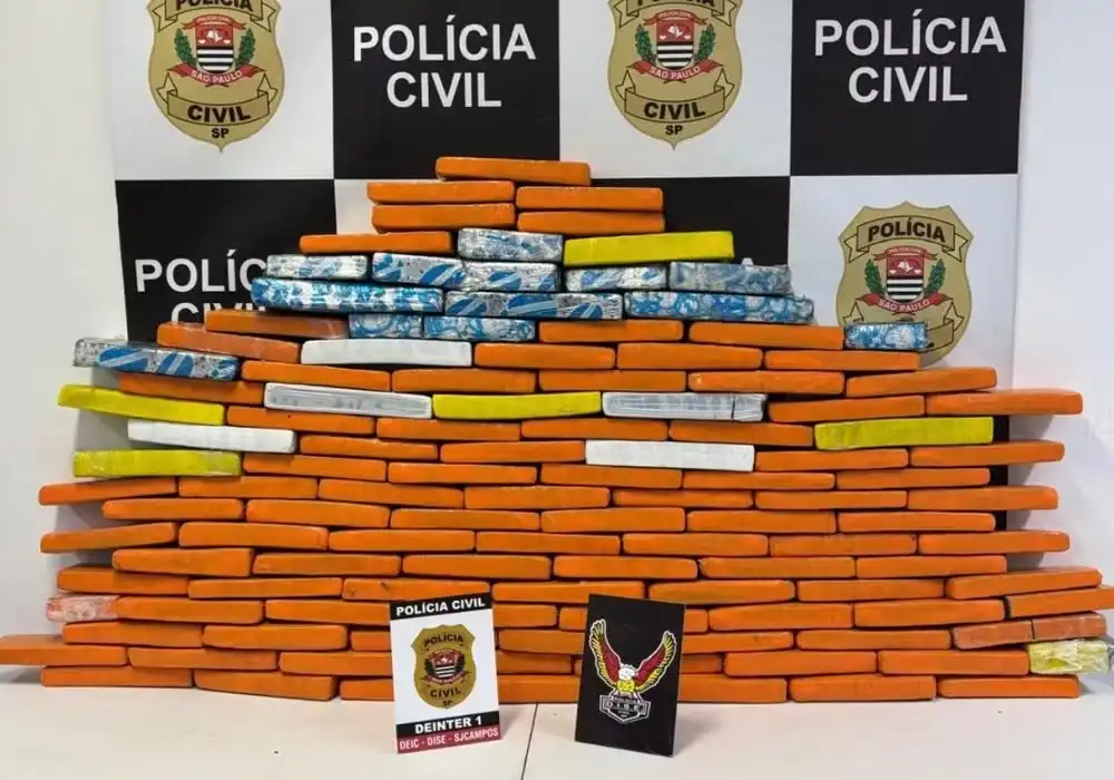 Polícia Civil apreende quase 70kg de maconha em Sjcampos