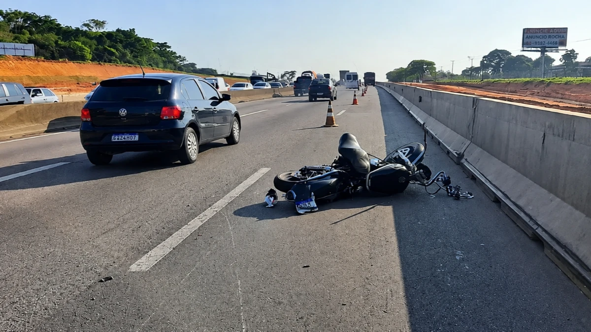 Número de mortes com motos na Dutra no Vale dobra em 2026