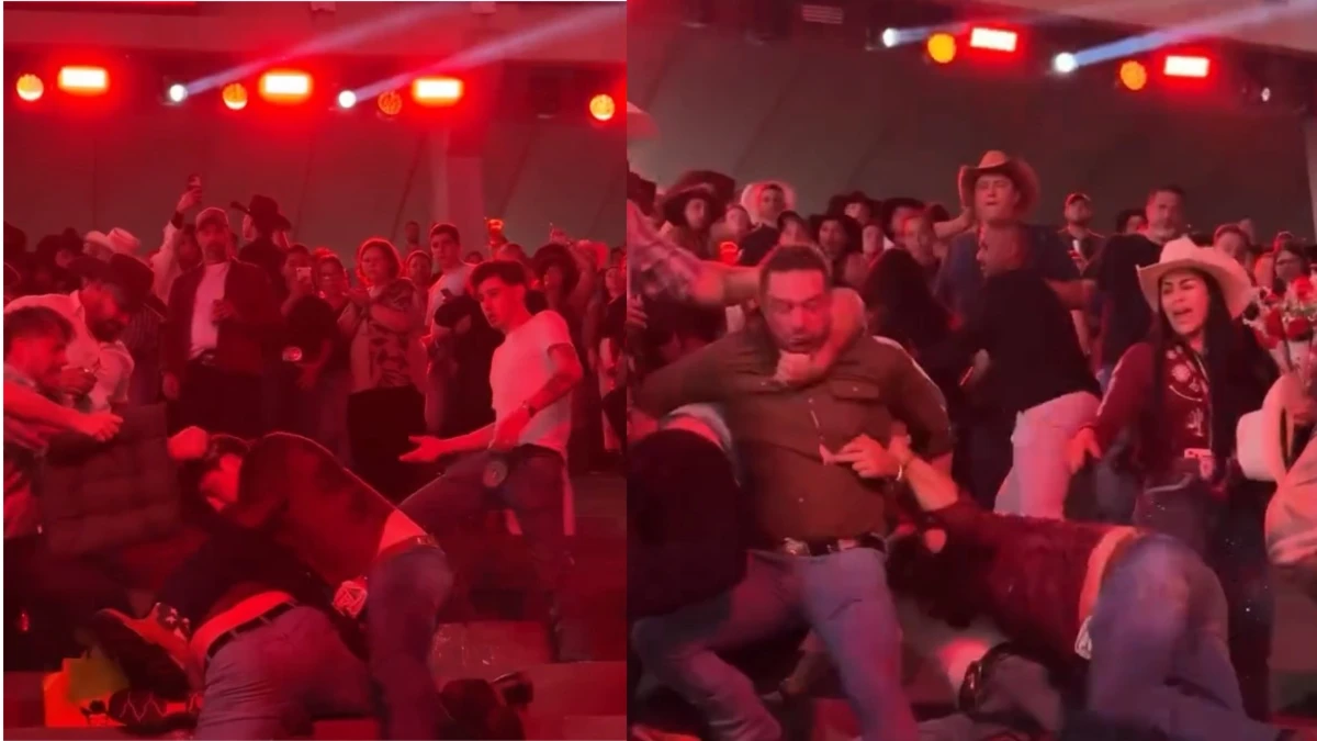 Briga generalizada toma conta de arquibancada na Festa de Barretos