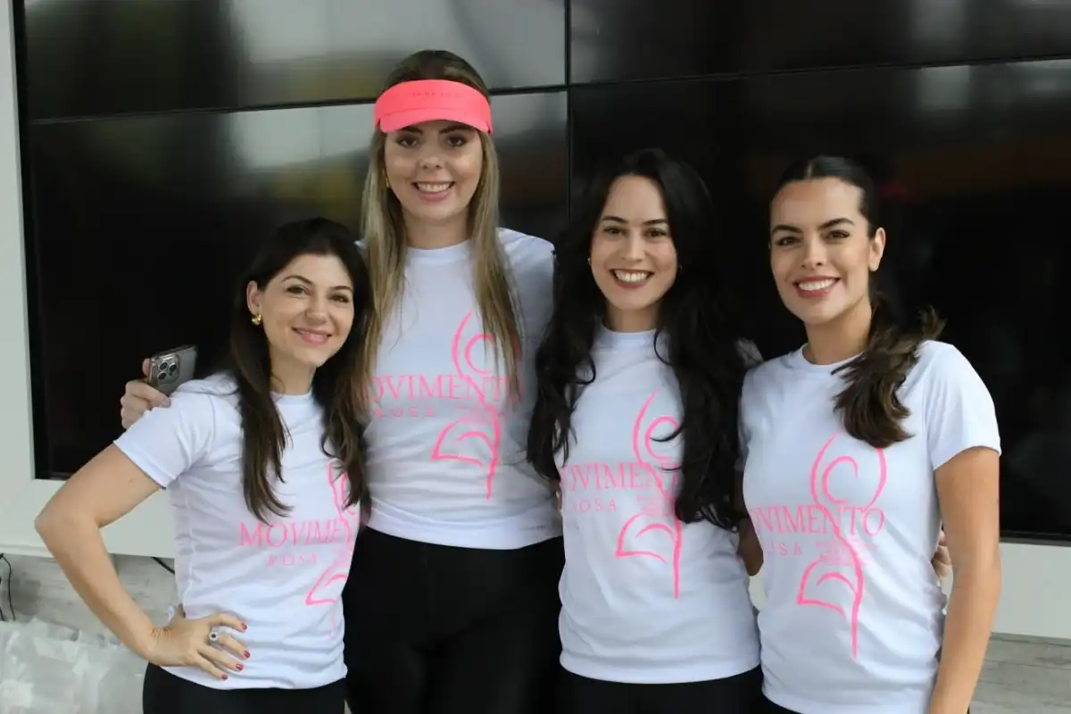 Movimento Rosa em apoio ao Outubro Rosa, aconteceu no Goal + 19 de outubro.