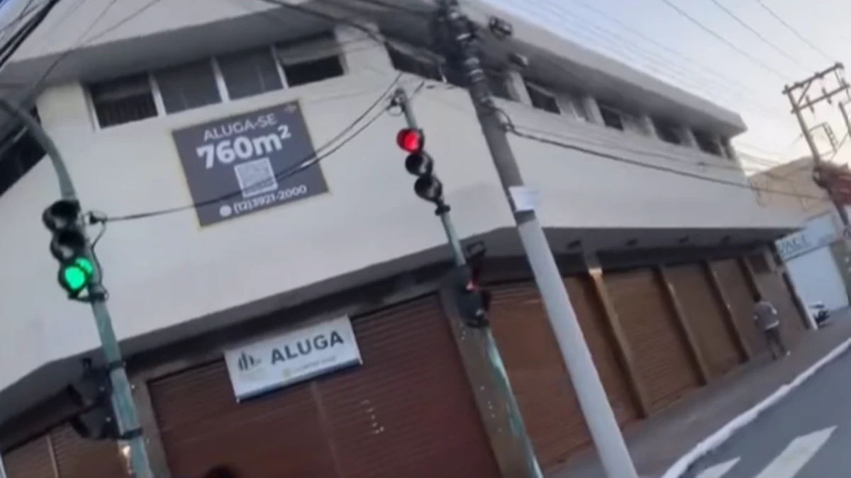 Influencer viraliza ao mostrar lojas fechadas no Centro de São José dos Campos