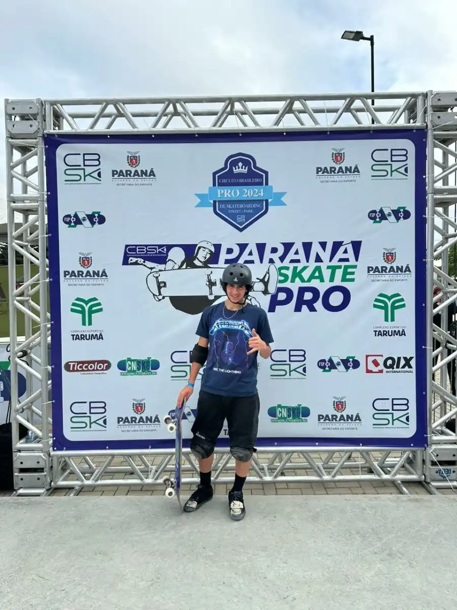 Skatista de 18 anos é destaque em campeonato que garante vaga no Circuito Nacional