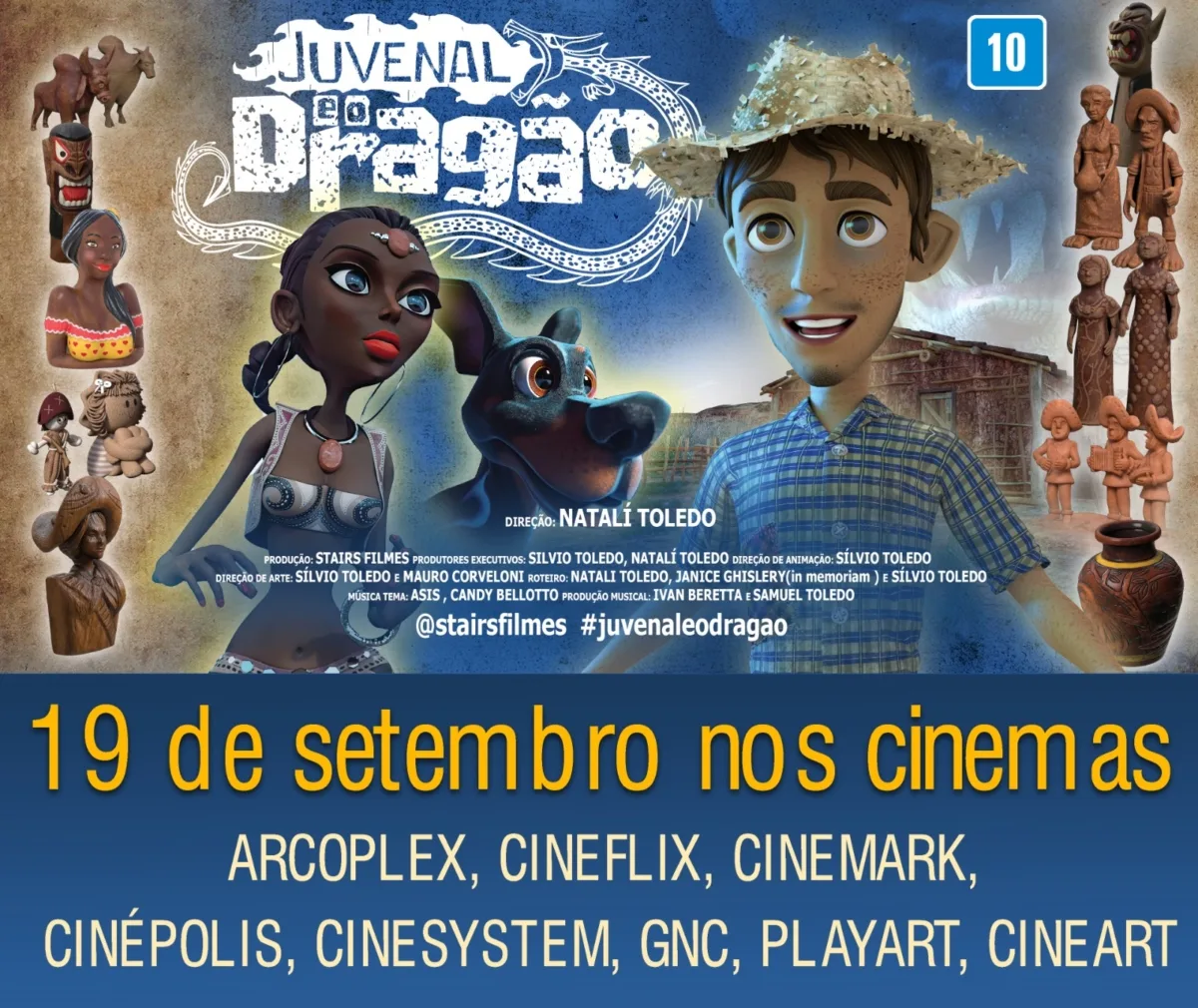 Inovadora animação brasileira, 'Juvenal e o Dragão' fortalece a cultura nordestina 