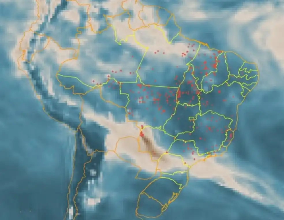 Fumaça do Pantanal chega a 19 cidades do Vale e Litoral
