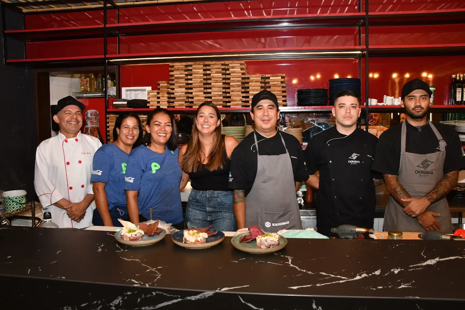 OKINAWA Sushi comemora 1 ano no POSTO 012-22 Fevereiro.