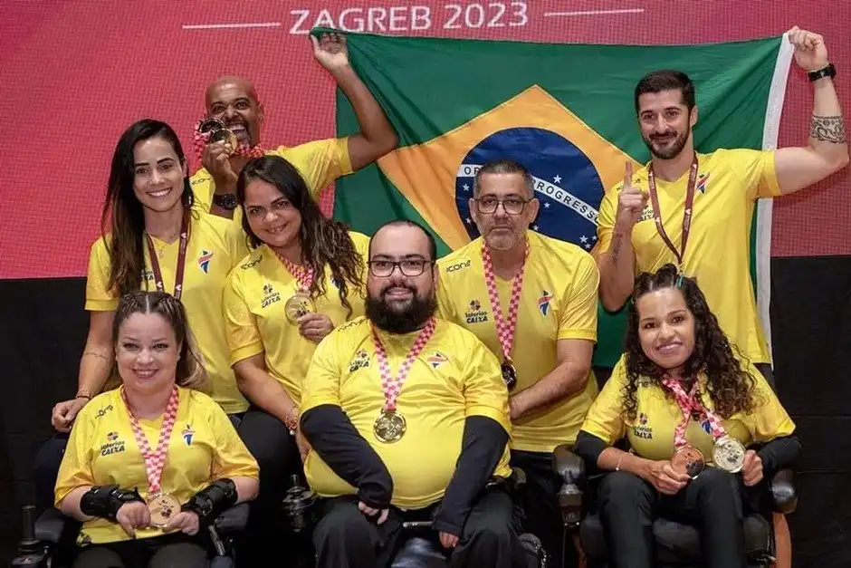 Técnico joseense de bocha paralímpica conquista medalha ouro, na Croácia