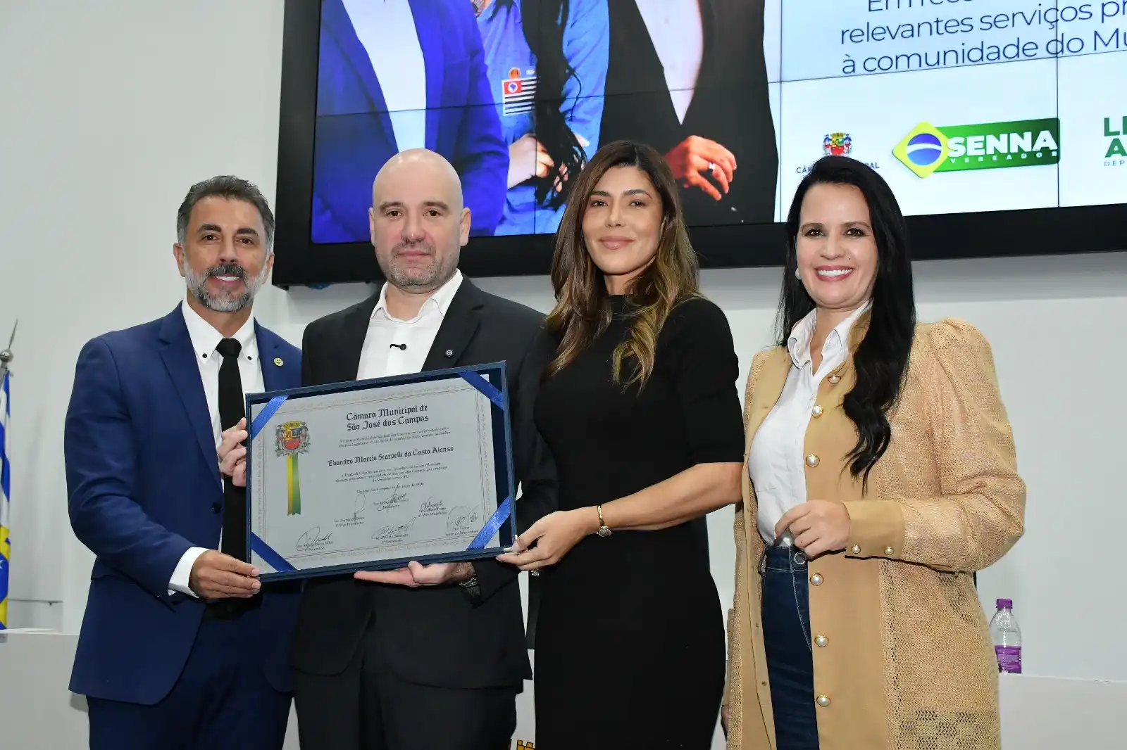 Empresário Evandro Alonso recebe título de Cidadão Joseense