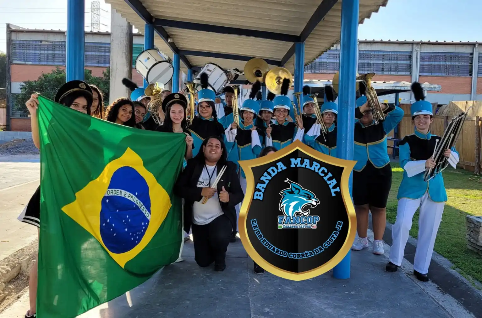 Caraguatatuba celebra o Dia do Músico com desfile de fanfarras, homenagens e concerto internacional 