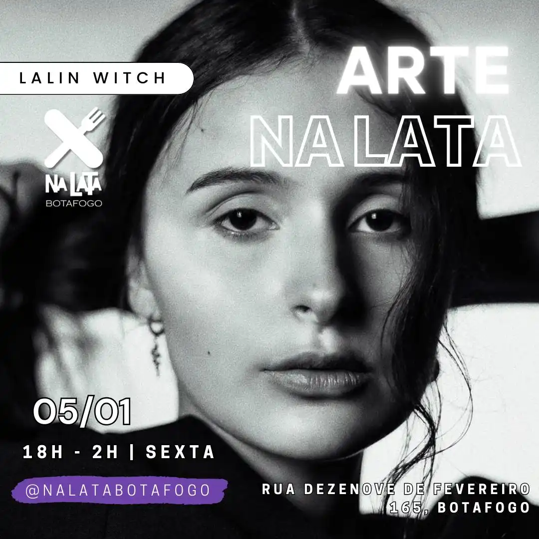 A artista plástica Lalin Witch participa da exposição coletiva 'Arte Na Lata', com a obra 'Struggle', no próximo dia 05 (sexta), no espaço Na Lata Botafogo. 