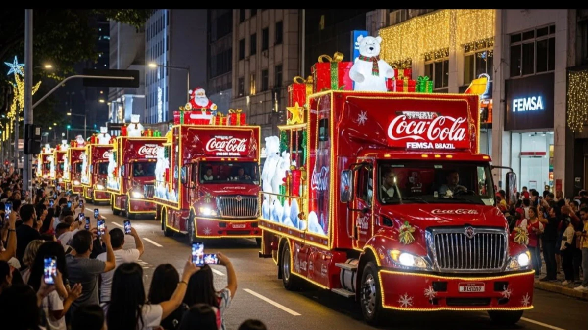 Caravana de Natal da Coca-Cola chega a São José dos Campos em novembro