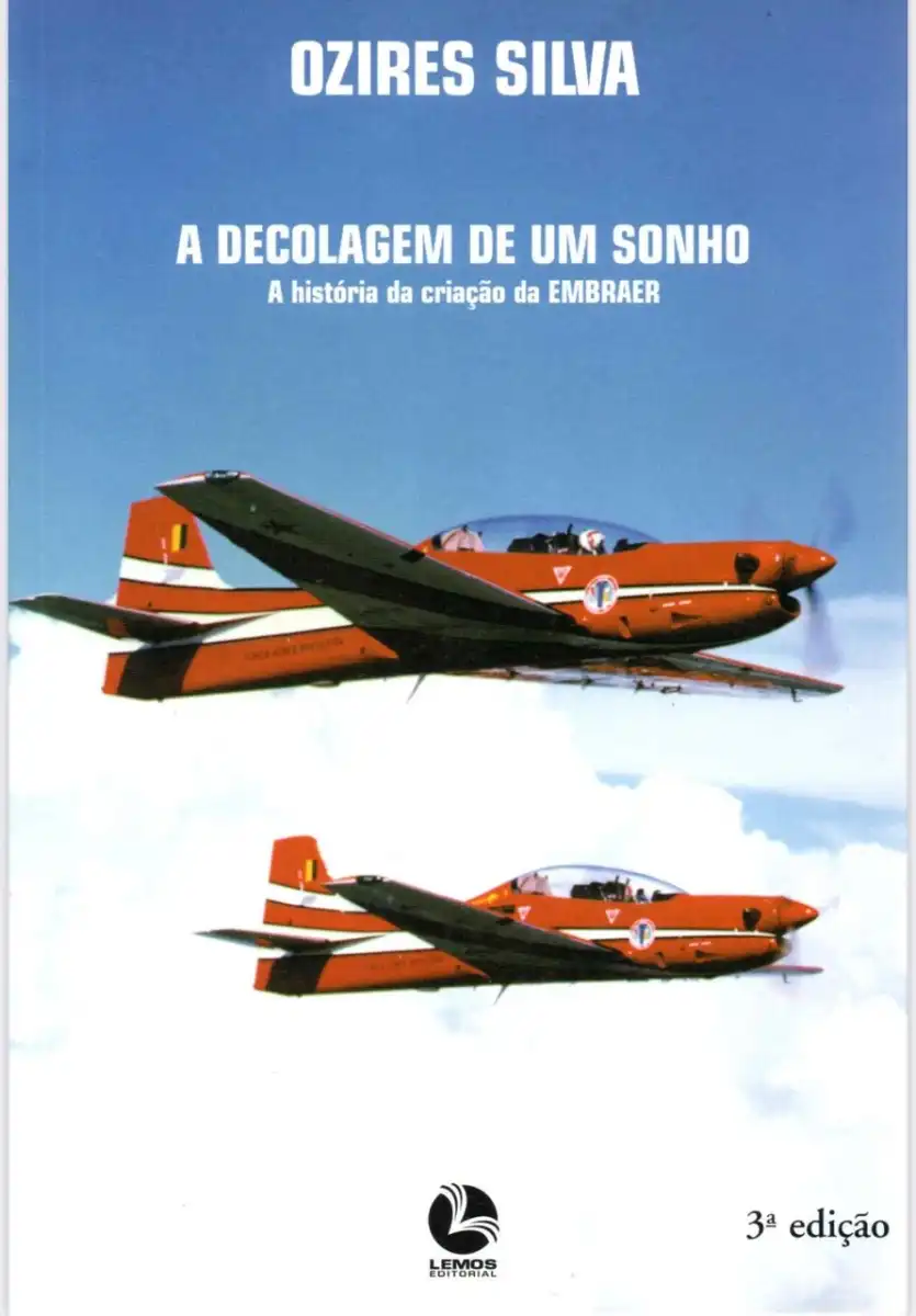 Livros sobre a Embraer e sobre a história aeronáutica do Brasil podem ser adquiridos no site do INVOZ