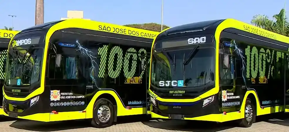 Prefeitura pagará R$ 5,2 milhões em estrutura para recarga de ônibus elétricos em São José dos Campos