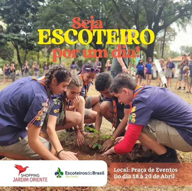 Shopping Jardim Oriente Promove a Semana Escoteira com atividades gratuitas para o público