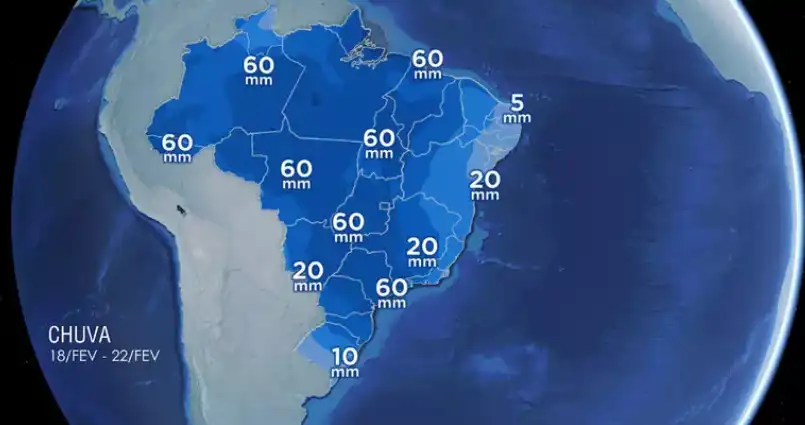 Previsão do tempo para o Carnaval 2023