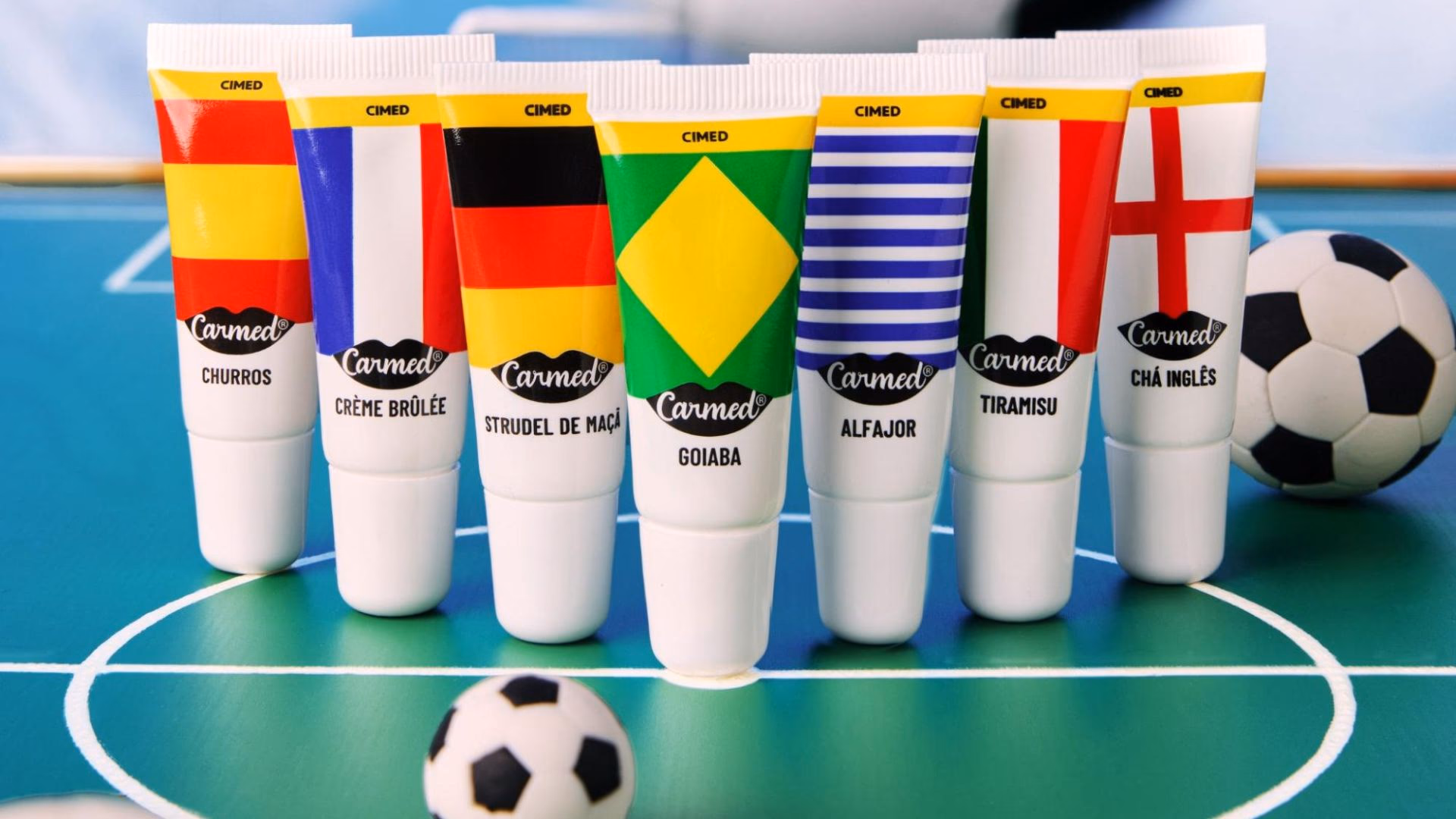 Carmed cria hidratantes inspirados em países campeões da Copa