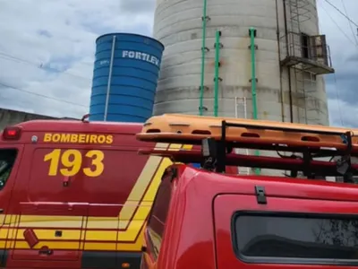 Homem é resgatado pelo helicóptero da PM após cair em caixa d'água em São José