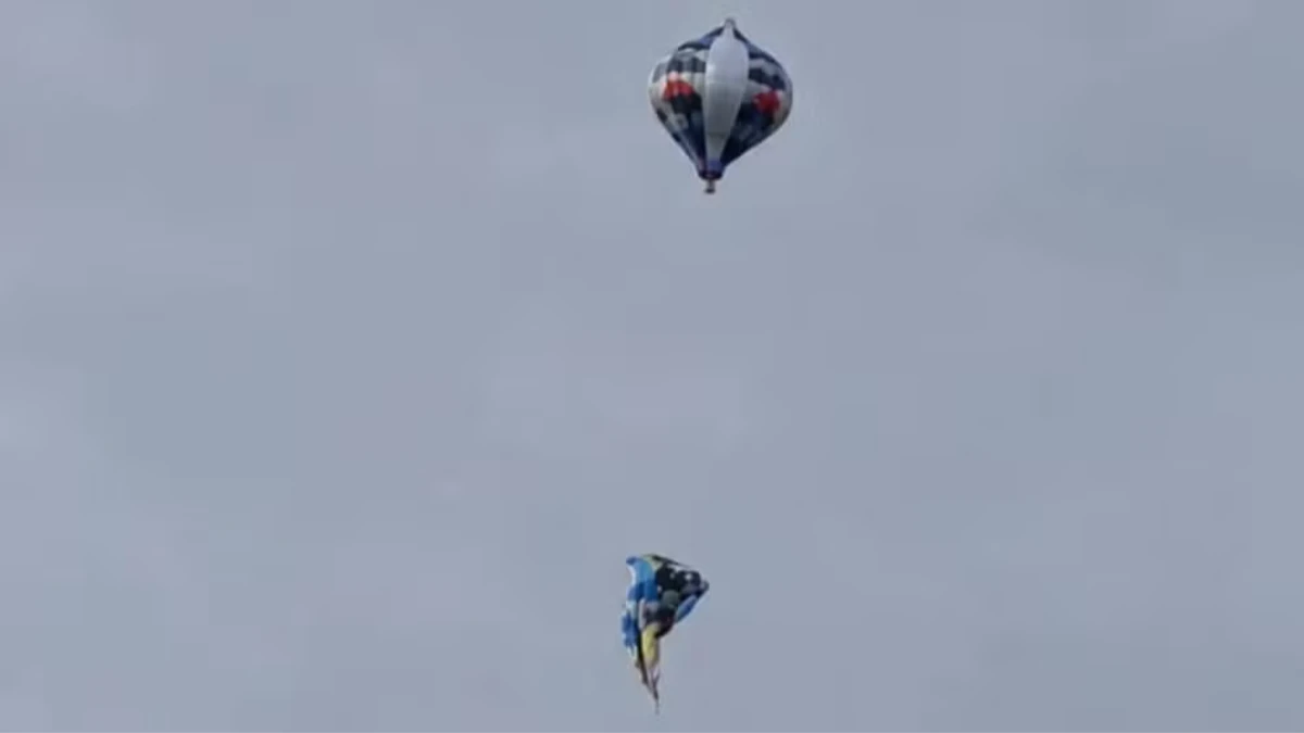 Balão é flagrado voando perto do aeroporto; Defesa Civil nega queda