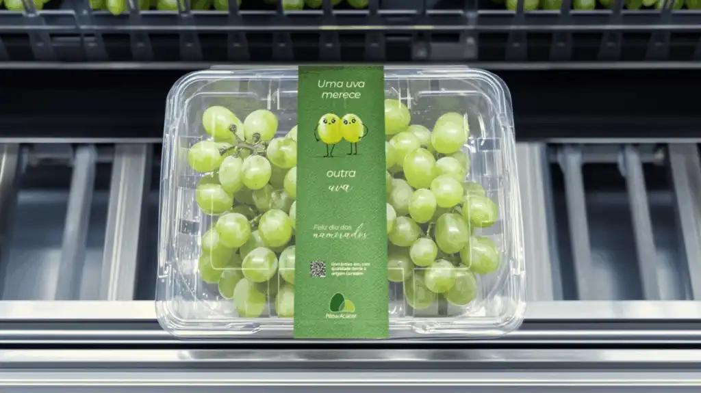 Supermercado transforma embalagens em declarações de amor