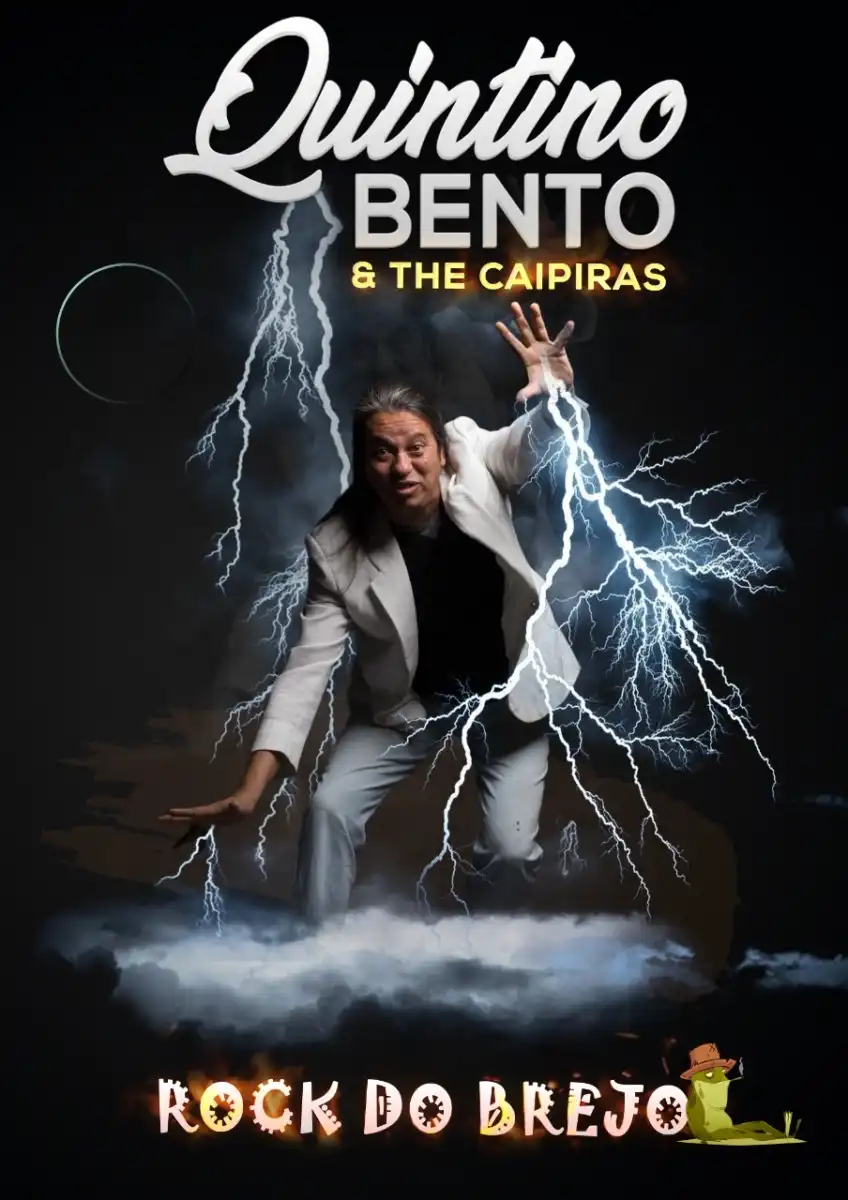 Mestre Quintino e The Caipiras apresentam o show "Rock do Brejo" no Sesc Taubaté
