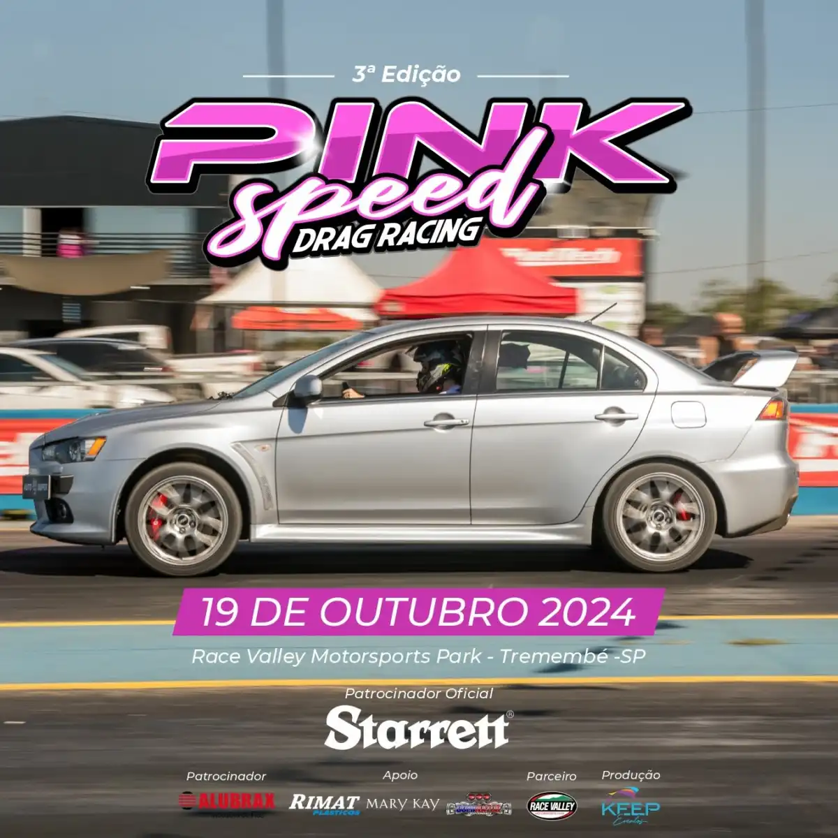Evento Pink Speed – A Corrida de Arrancada de Mulheres na Race Valley 