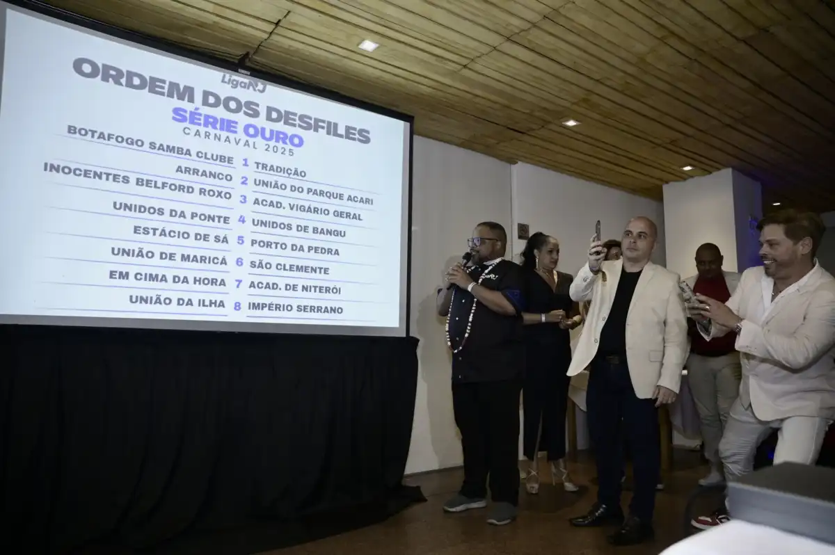 Série Ouro define ordem dos desfiles para o Carnaval 2025