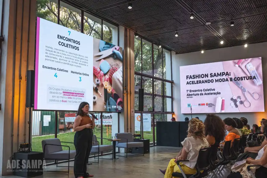 Ade Sampa inicia aceleração de projetos da 1ª edição do Fashion Sampa: Acelerando Moda e Costura
