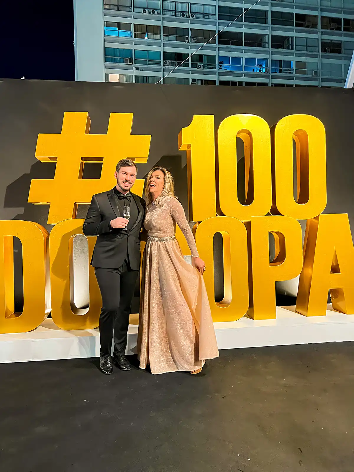 RP Alan Victor marca presença na comemoração dos 100 anos do Copacabana Palace 