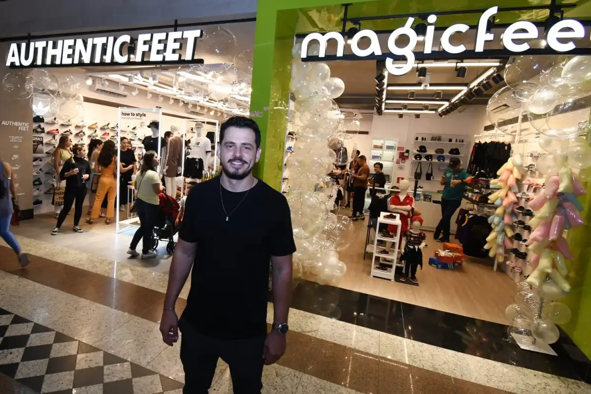 Inauguração da nova loja Authentic Feet e Magic Feet no Vale Sul Shopping reúne clientes e influenciadores