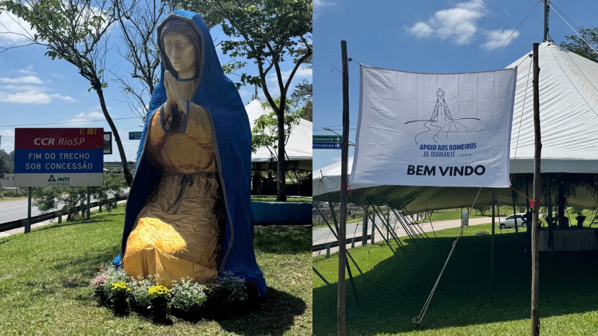 Em São José, primeiro ponto de apoio está aberto para receber peregrinos