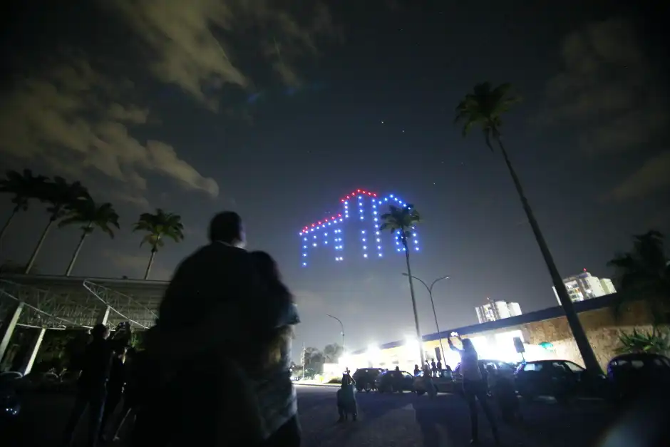 Show de drones no Colinas marca lançamento do Órizon da RDC Construtora neste sábado (13)