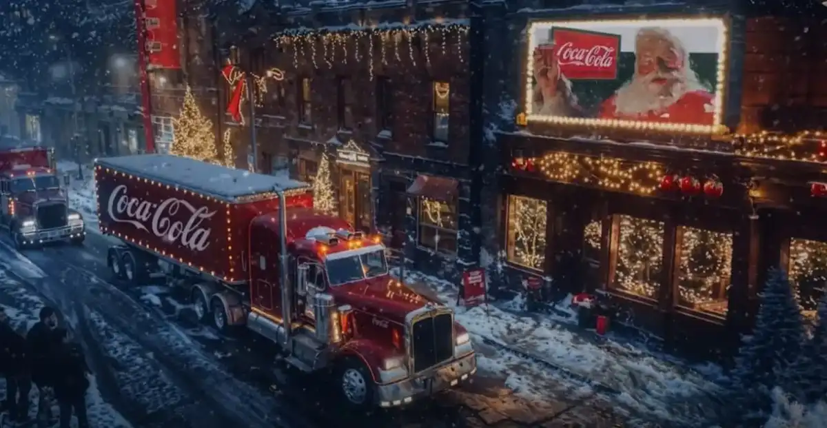 Coca-Cola usa inteligência artificial para recriar comercial clássico de Natal