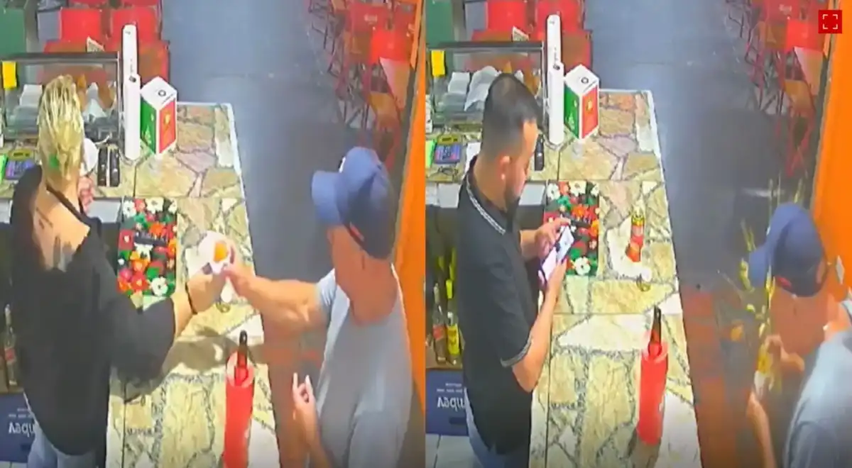 Coxinha explode no rosto de um cliente em bar de Curitiba; vídeo viralizou na internet