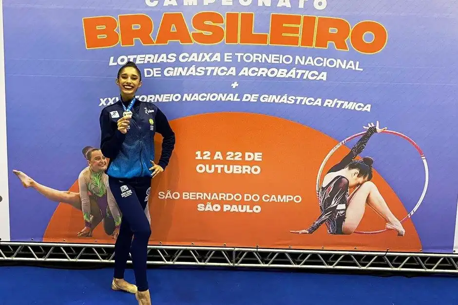 Ginasta joseense é prata no Torneio Nacional em São Bernardo