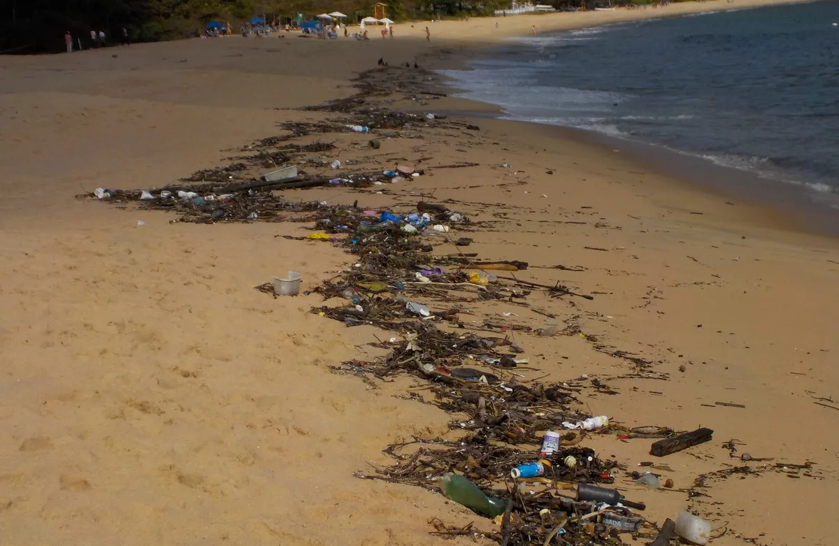 Mais de 680 quilos de lixo foram retirados das praias do Litoral Norte em apenas dois meses