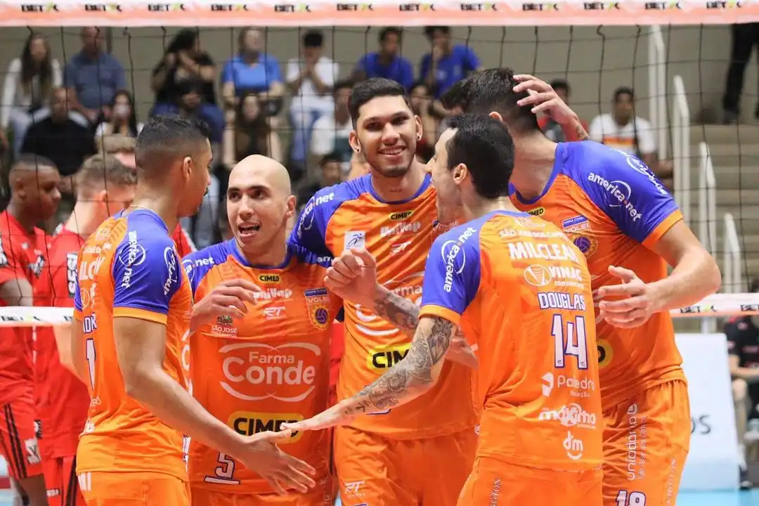 Vôlei São José vence o Sesi e chega à 4º vitória seguida na Liga