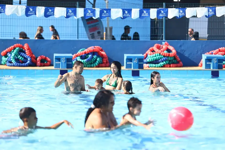 Piscinas públicas do “Projeto Verão” abrirão todos os dias a partir de segunda (15) em São José