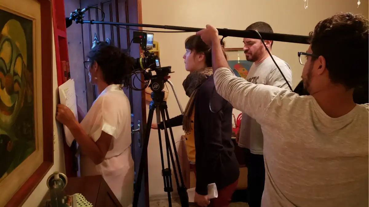 Recepção de convidados para aula inaugural de curso de cinema em SJC / FLAFE