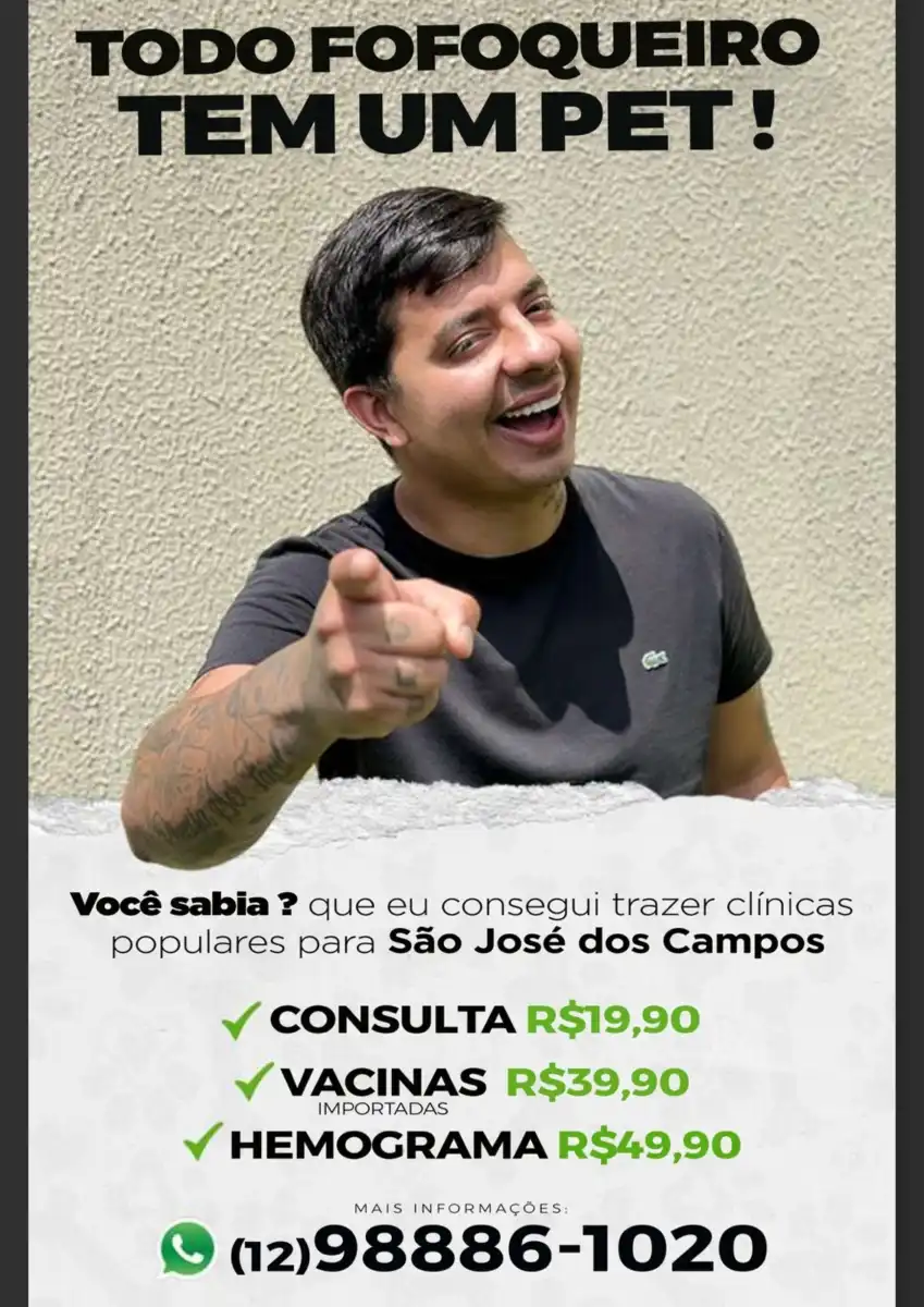 Outdoor com "pegadinha" chama a atenção no centro de São José
