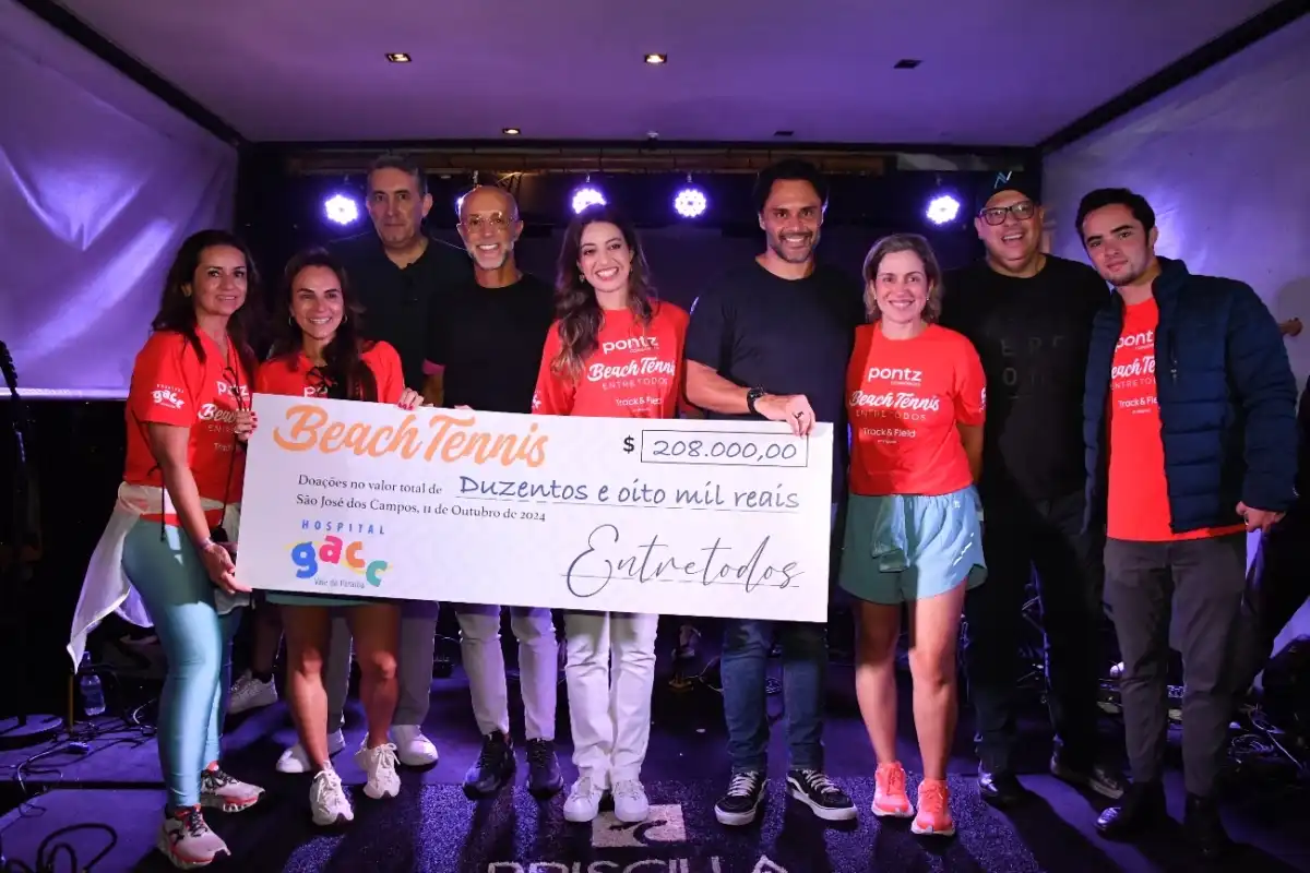 Evento Beach Tennis EntreTodos, em prol do GACC aconteceu no Posto012 - 11 Outubro