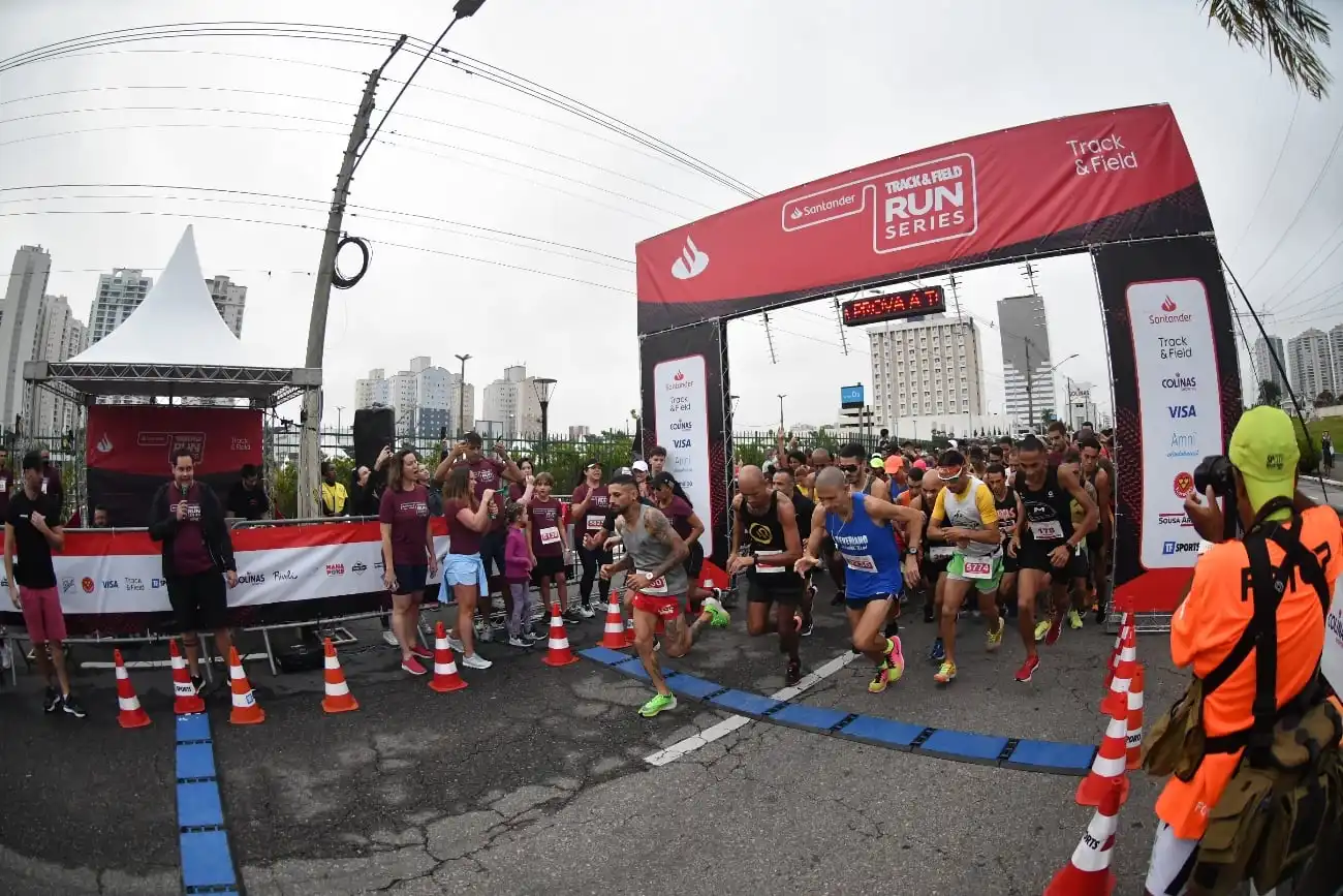 Colinas Shopping recebe etapa da corrida Santander Track&amp;Field Run Series no dia 7 de maio