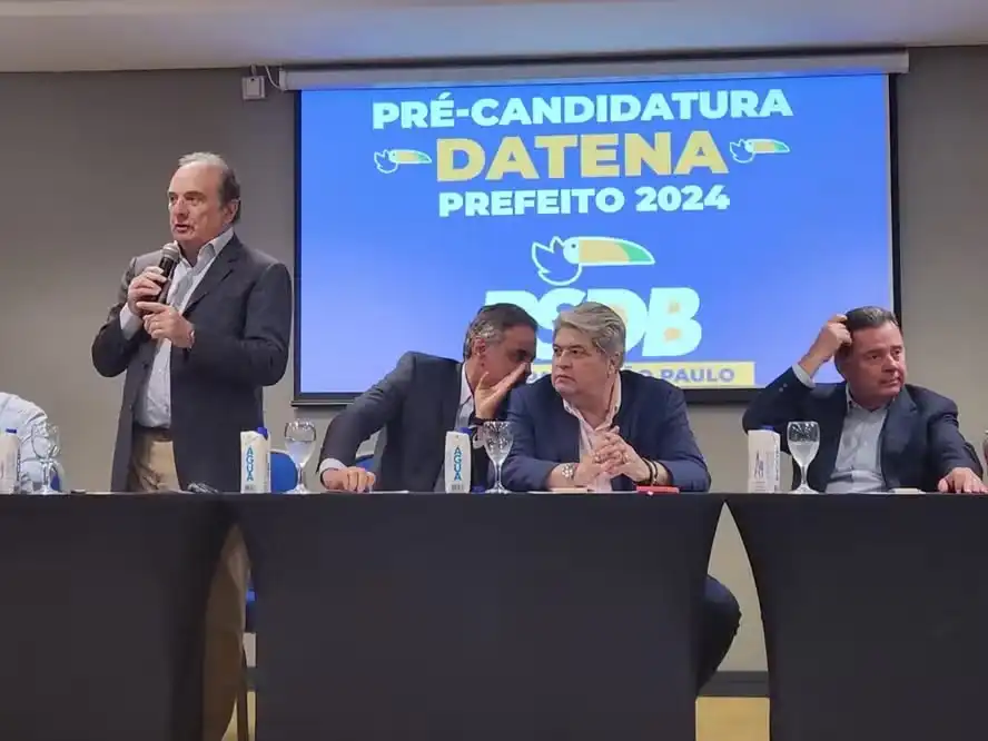 Datena é apresentado como pré-candidato a prefeito de SP