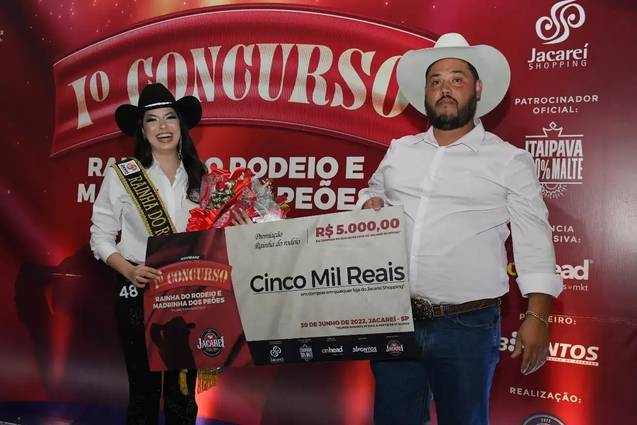 Jacareí Expo Agro 2023 promove a grande final do 2º Concurso da Rainha do Rodeio e Madrinha dos Peões