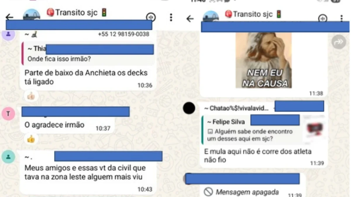 Polícia faz operação contra grupo que monitorava viaturas por app em São José