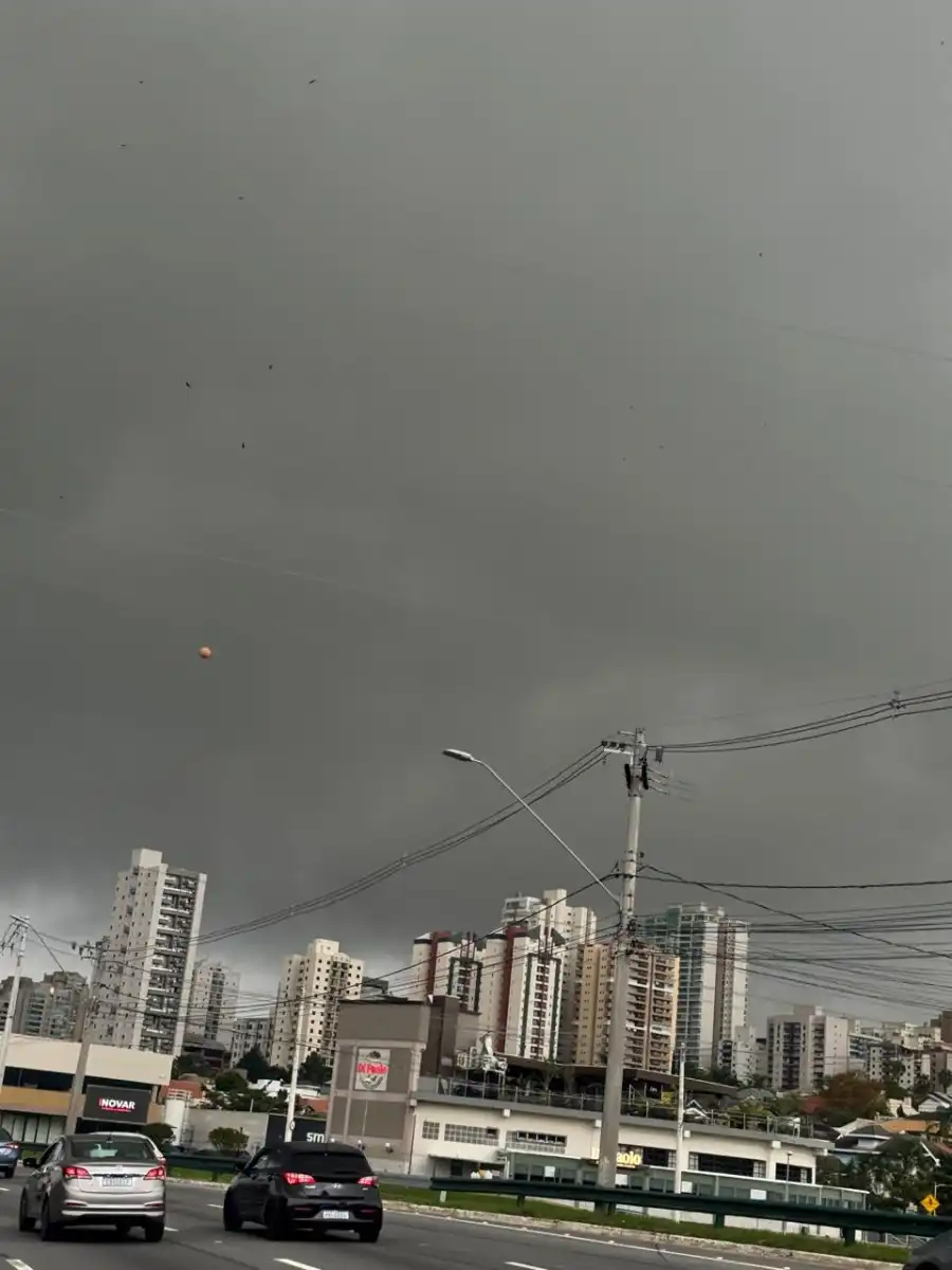 Alerta de tempestade com ventos de até 60km/h é emitido para a RMVale  