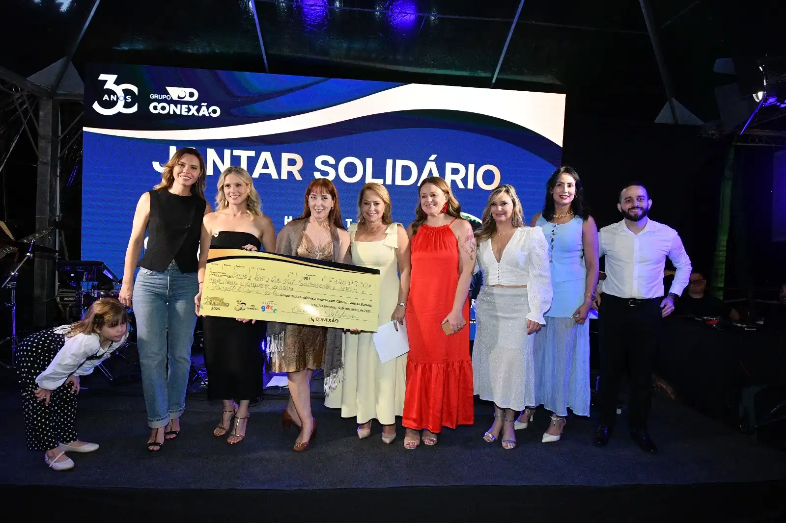 Jantar Solidário celebra 30 anos e reúne Conexão Solidária em evento que arrecada mais de R$ 128 mil para o Hospital GACC