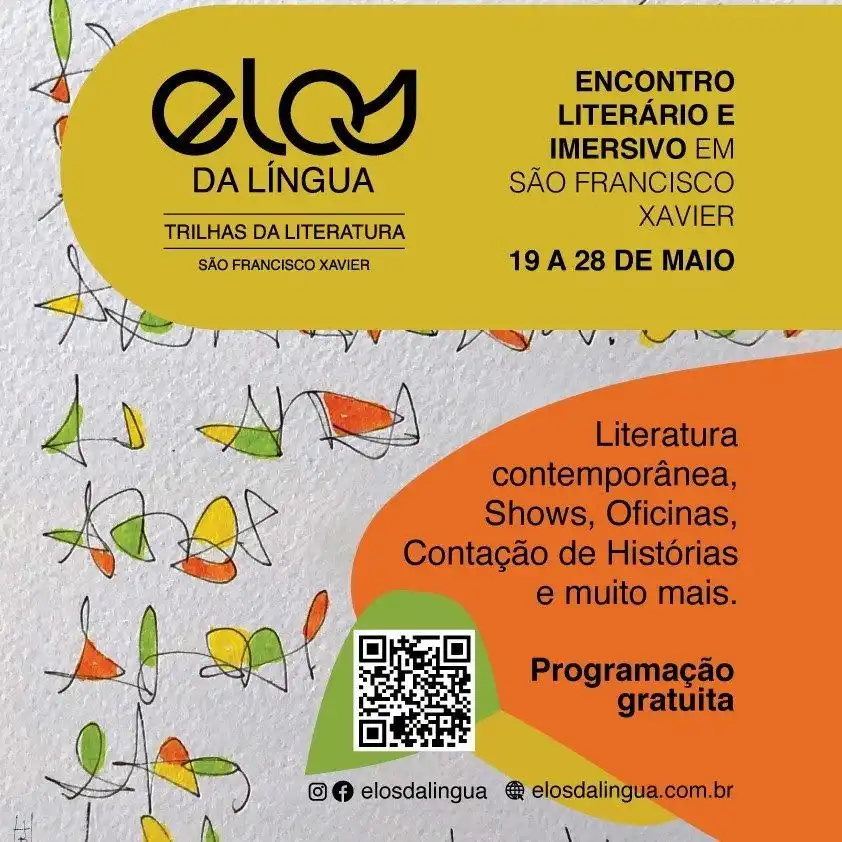 Festival literário começa nesta sexta (19) em São Francisco Xavier