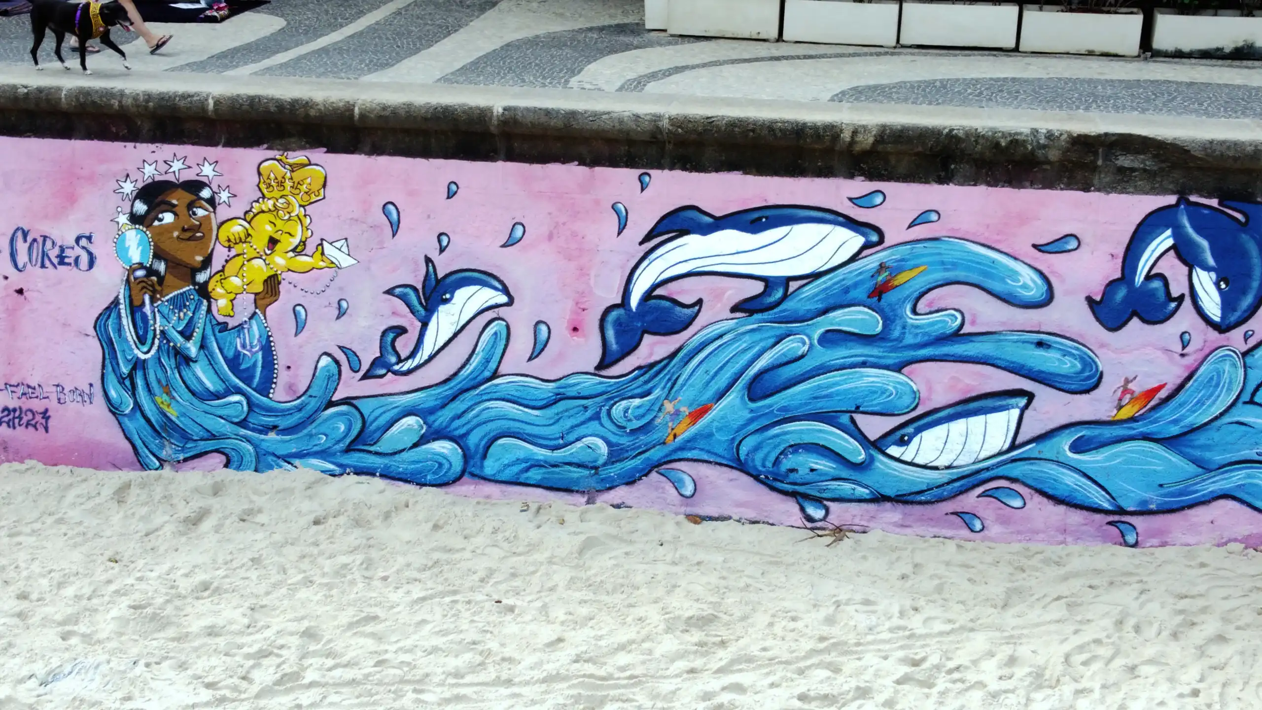 Projeto “Rio em Todas as Cores", na Praia do Arpoador 