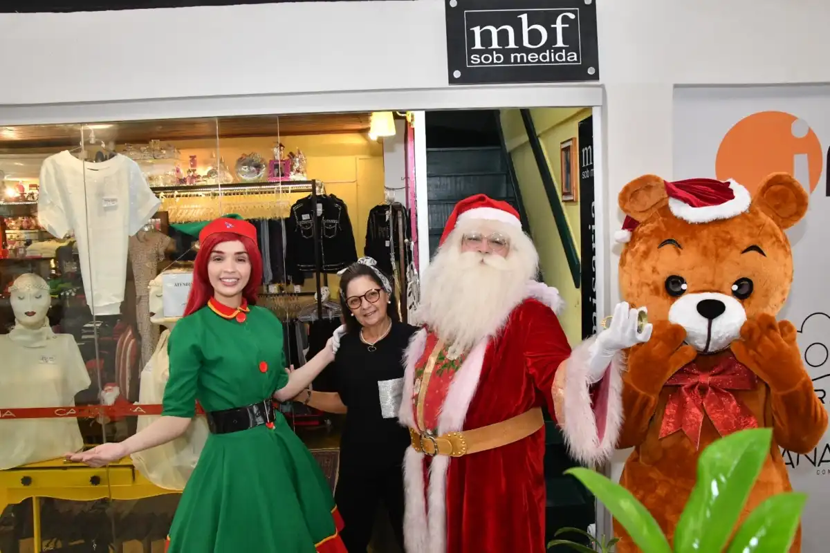 Shopping Esplanada recebeu Papai Noel no último sábado