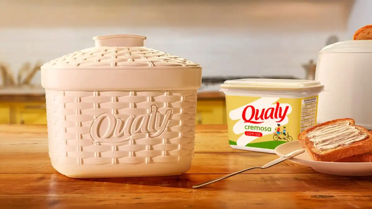 Qualy relança porta-pote dos anos 90 em campanha de 35 anos