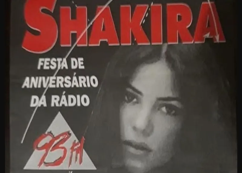 Shakira no Rio: cantora já fez show em Taubaté em 1997